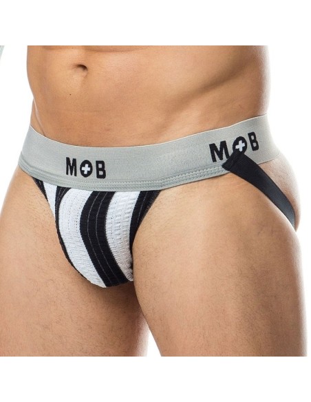 Jockstrap Mob Classic Blanc-Noir