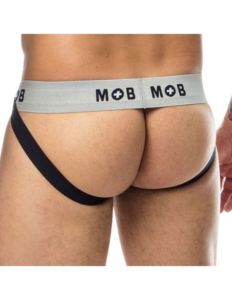 Jockstrap Mob Classic Blanc-Noir