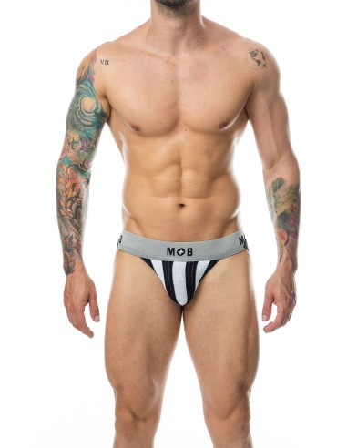 Jockstrap Mob Classic Blanc-Noir