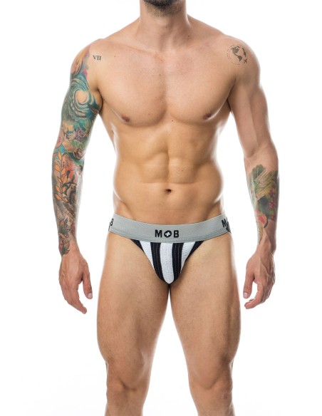 Jockstrap Mob Classic Blanc-Noir