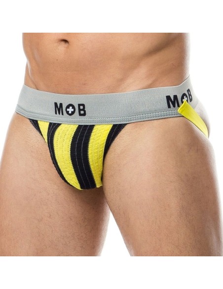Jockstrap Mob Classic Noir-Jaune