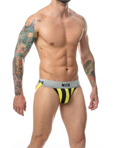 Jockstrap Mob Classic Noir-Jaune