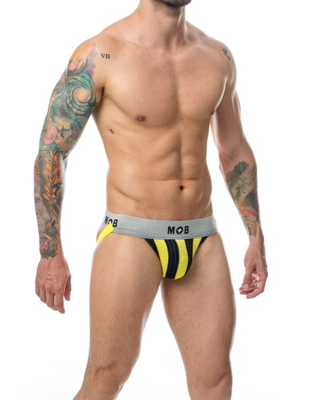 Jockstrap Mob Classic Noir-Jaune