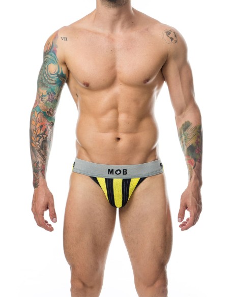 Jockstrap Mob Classic Noir-Jaune