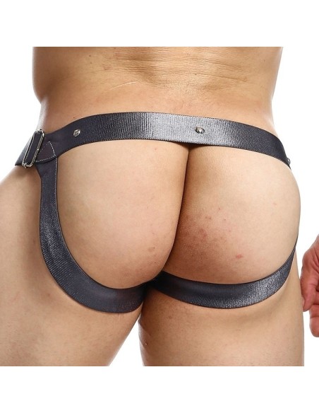 Jockstrap Snap Dngeon Camouflage Argenté