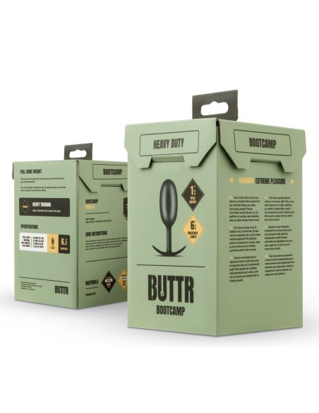 Plug lesté Heavy Duty Buttr 16 x 5.6 cm - Poids 619g