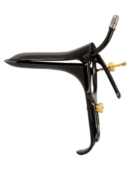 Spéculum en métal Anal Bec 10 cm - Hauteur 6.5 - 8 cm Noir