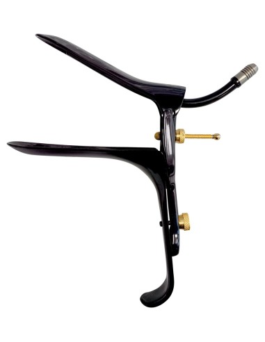 Spéculum en métal Anal Bec 10 cm - Hauteur 6.5 - 8 cm Noir