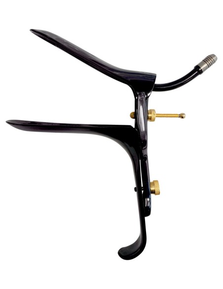 Spéculum en métal Anal Bec 10 cm - Hauteur 6.5 - 8 cm Noir