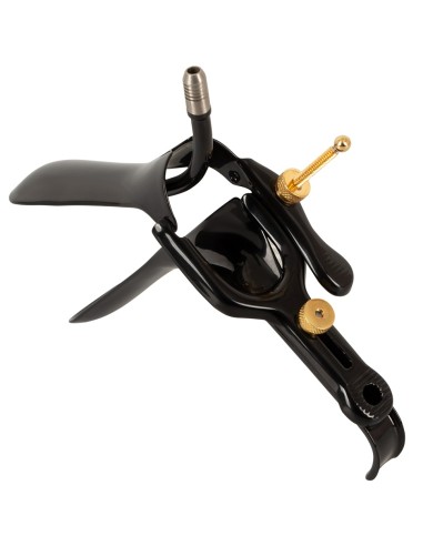 Spéculum en métal Anal Bec 10 cm - Hauteur 6.5 - 8 cm Noir