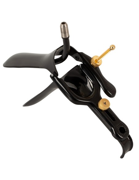 Spéculum en métal Anal Bec 10 cm - Hauteur 6.5 - 8 cm Noir