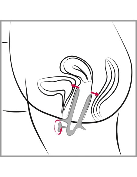 Spéculum Ass View 10.5 cm - Ouverture maximale 10cm