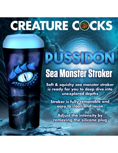 Masturbateur Creature Pussidon Bleu Masturbateur Creature Pussidon Bleu