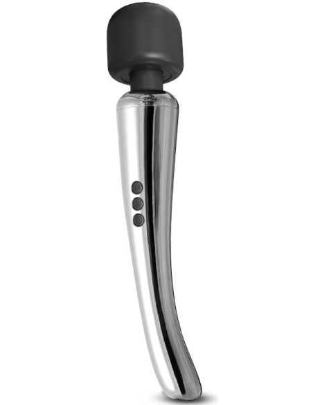 Stimulateur Wand Silvery 30 cm - Tête 55 mm Argenté
