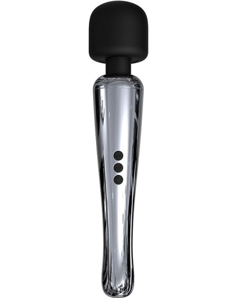 Stimulateur Wand Silvery 30 cm - Tête 55 mm Argenté