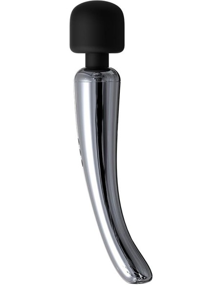 Stimulateur Wand Silvery 30 cm - Tête 55 mm Argenté