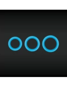 Cockring Fluo Firefly Bleu