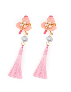 Pinces pour Tétons Fleur avec Pompon et Clochette Flowerbell