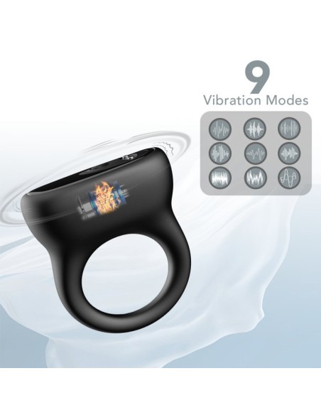 Anneau Vibrant Vrizz 33mm Noir Anneau Vibrant Vrizz 33mm Noir