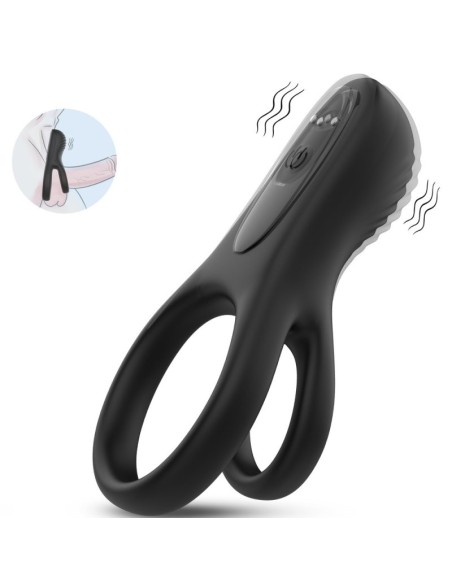 Double Cockring Vibrant Rooster 30mm