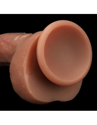 Gode Realdick 14 x 4cm Marron