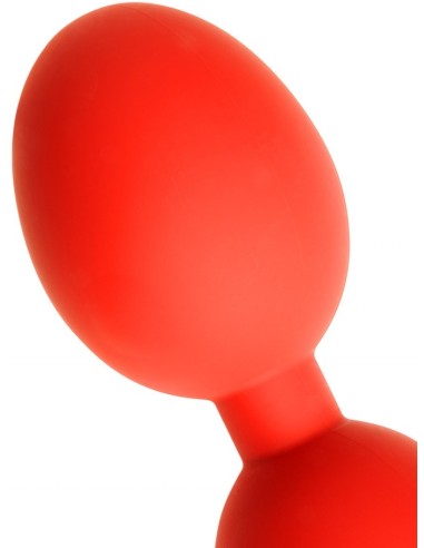 Boules anales Stretch Eggs S 43 x 4 cm Rouges