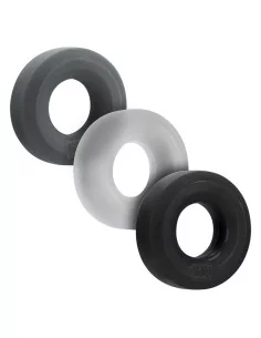 Lot de 3 cockrings Huj Dark