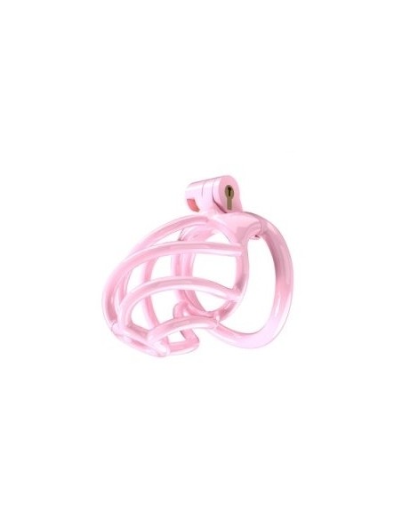 Cage de chasteté Tortille M 7 x 3.4 cm Rose Cage de chasteté Tortille M 7 x 3.4 cm Rose