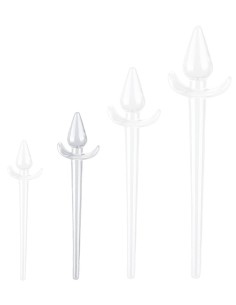 Plug Queue Zoo Tail M 8 x 4 cm - Queue 22 cm Transparente