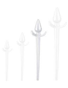 Plug Queue Zoo Tail L 10 x 5 cm - Queue 27 cm Transparente