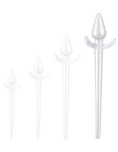 Plug queue Zoo Tail XL 12 x 6 cm - Queue 30 cm Transparente