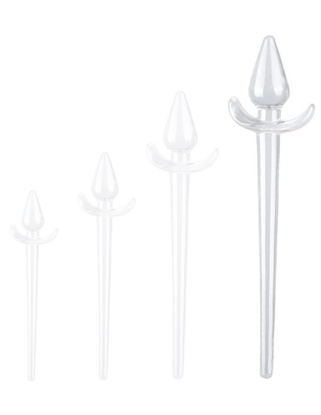 Plug queue Zoo Tail XL 12 x 6 cm - Queue 30 cm Transparente