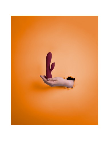 Vibro Rabbit Darkcherry 11 x 3.5cm