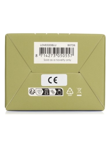 Cockring Vibrant Pointu Baltic 34mm Bleu