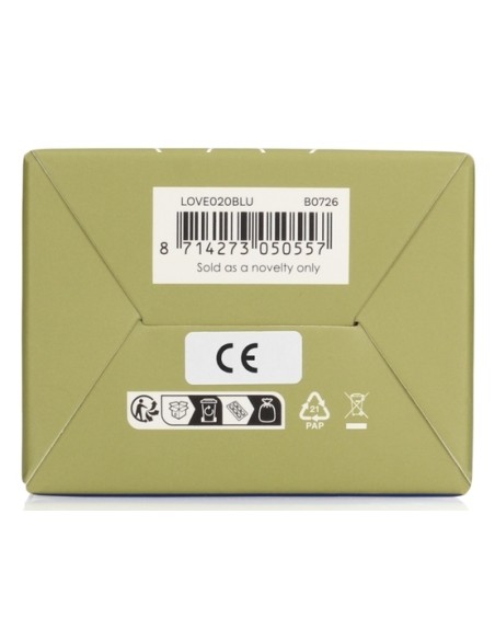 Cockring Vibrant Pointu Baltic 34mm Bleu