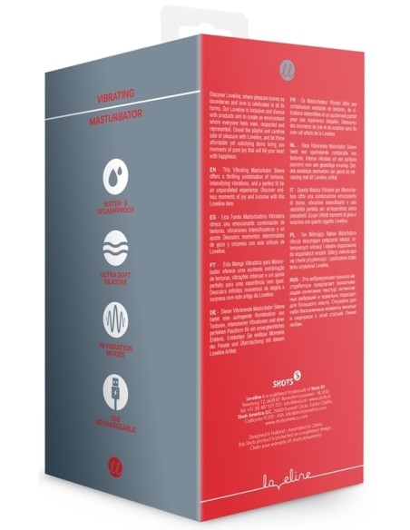 Stimulateur de gland Licorice 14 Vibrations Noir