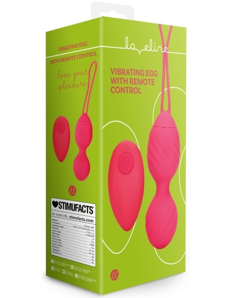 Boules de Geisha Vibrantes Strawred 10 x 3.5cm