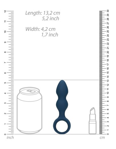 Plug Teardrop Baltic S 9 x 3cm Bleu