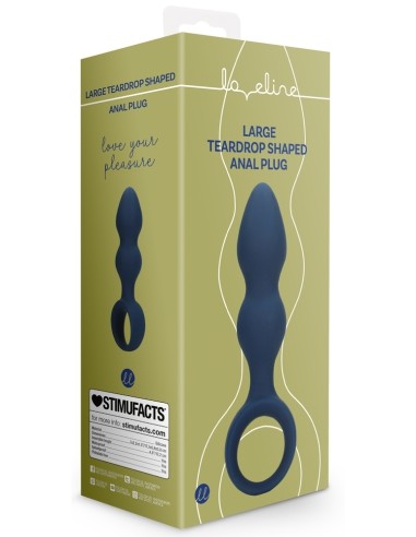 Plug TEARDROP BALTIC L 12 x 4cm Bleu
