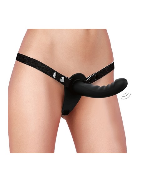 Gode ceinture Dual Vibrating 15 x 3.3cm Noir