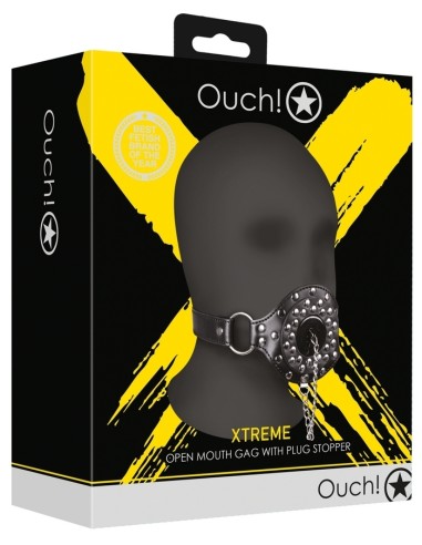 Bâillon Open Stopper 35mm Noir