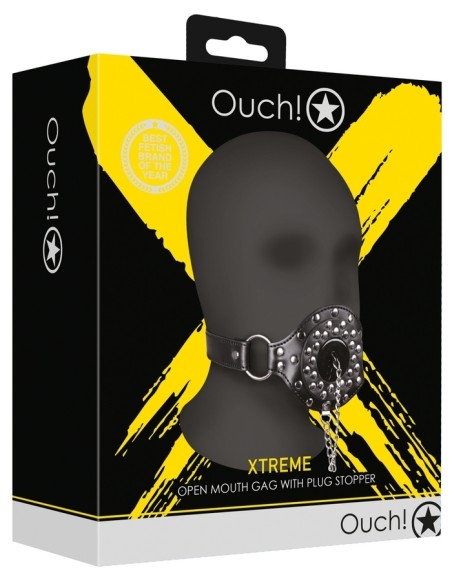 Bâillon Open Stopper 35mm Noir