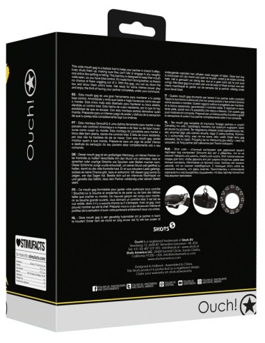 Bâillon Open Stopper 35mm Noir