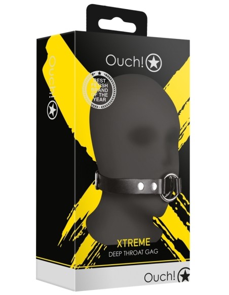 Bâillon Gorge Profonde Xtreme Deep 37mm Noir