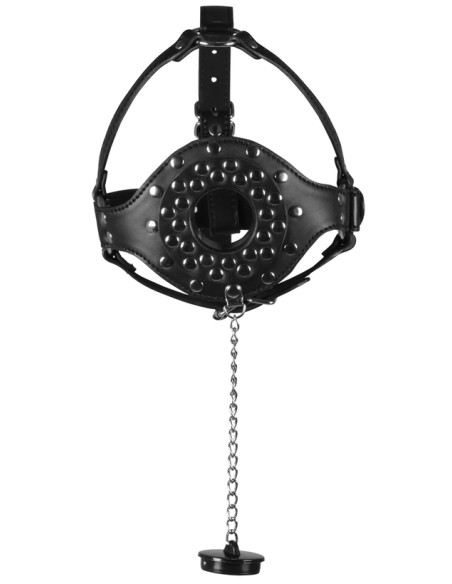 Bâillon Muselière Open Stopper Noir