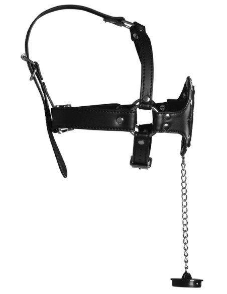 Bâillon Muselière Open Stopper Noir