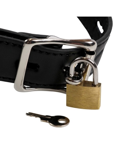 Bâillon Muselière Open Stopper Noir