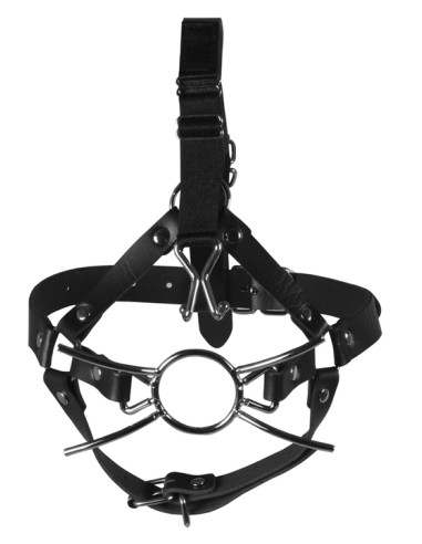 Bâillon avec Crochet nasal Gag Cross noir