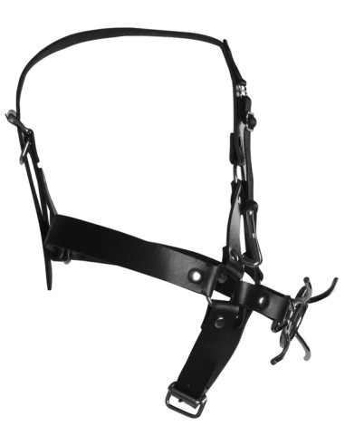 Bâillon avec Crochet nasal Gag Cross noir