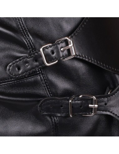 Cagoule avec Masque et Bâillon Blind Mask Gag Noire